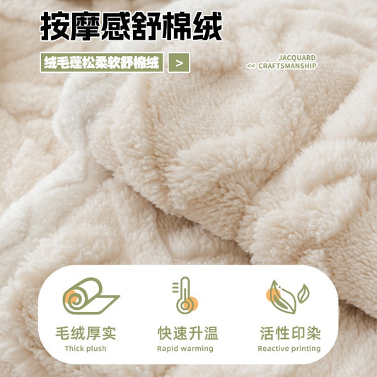 Cozy Plush Sofa Cushion Cover Velvet Seat Chair Cover Durable Slipcover