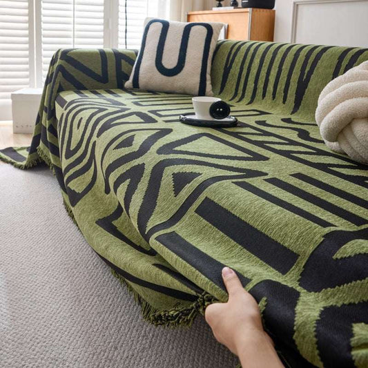 Boho Chenille Sofa Throw Covers Sectional Sofa Couch Cover Durable Sofa Protector