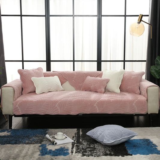Cozy Non-slip Sofa Protector Velvet Sofa Cover Durable Cushion Couch Mat