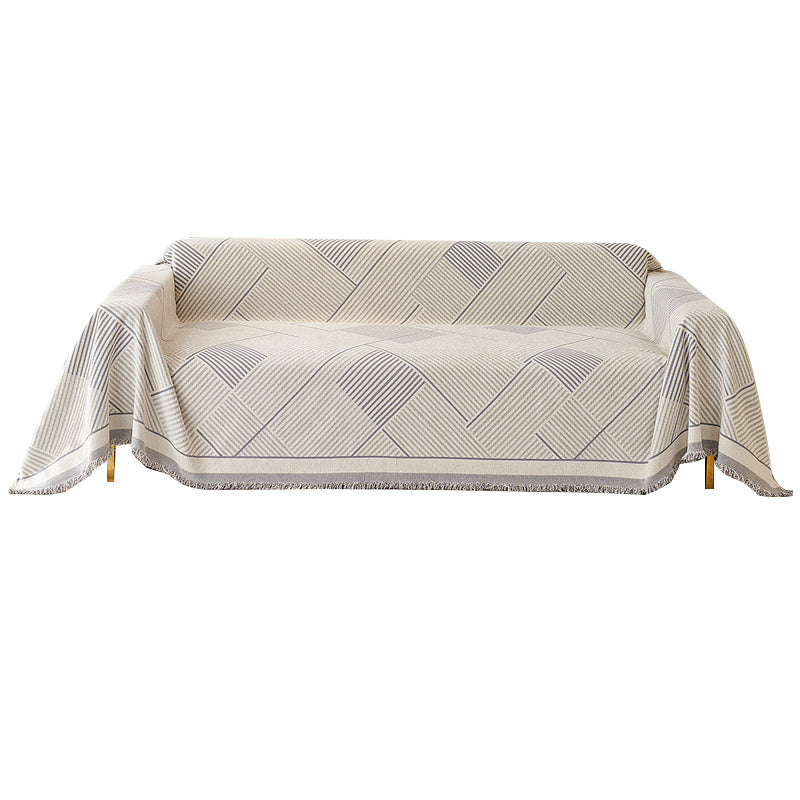 Chenille Sofa Cover Anti-scratch Sectional Couch Cover Universal Sofa Slipcover Blanket