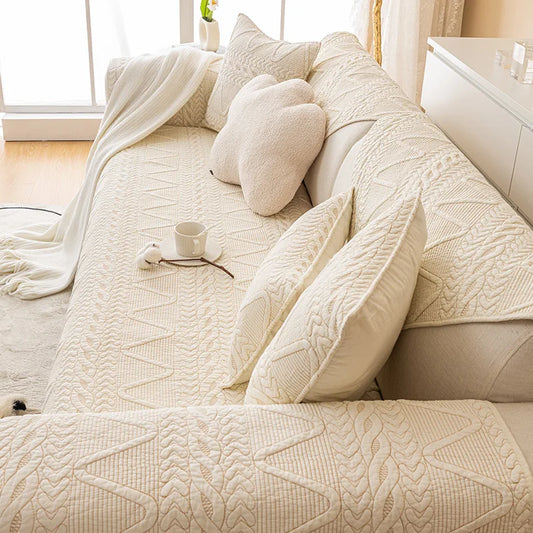 Thickened Durable Sofa Protector Cover Anti-slip Sofa Cover Cotton Chair Cushion Mat