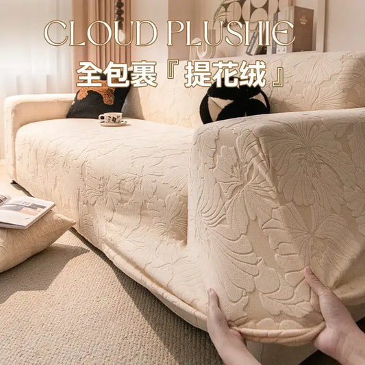 Elastic Sofa Cover Anti-cat Scratch Slipcover Stretchy Chair Cushion Cover