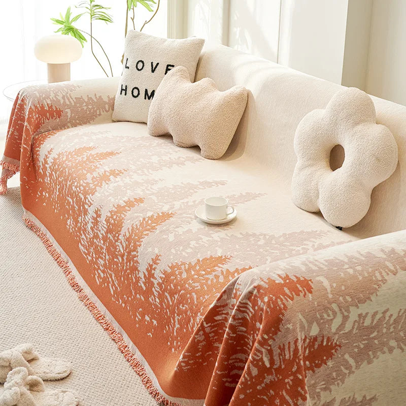 Chenille Sofa Cover Towel Universal Chair Cover Anti-cat Scratch Cushion Couch Cover