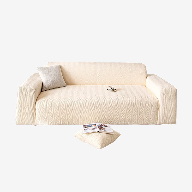 Cozy Stretchy Sofa Slipcover Elastic Flexible L-Shaped Sofa Cover 