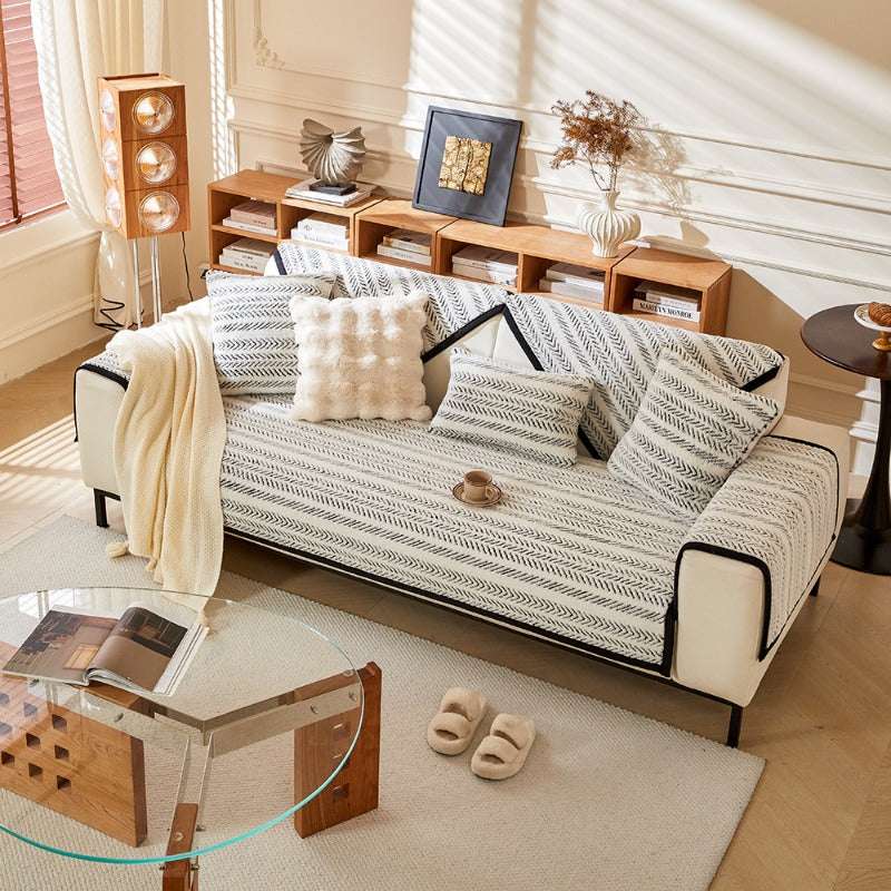 Cozy Plush Sofa Chair Mat Durable Couch Cushion Cover