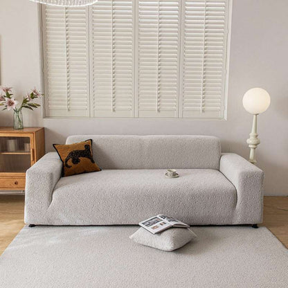 Elastic Floral Couch Slipcover Jacquard Stretchy Non-Slip Furniture Protector