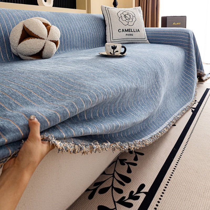 Chenille Sofa Cover Durable Sofa Protector Cat Scratch-proof Chair Couch Cover