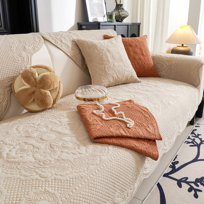 Universal Cotton Cozy Sofa Futon Cover Non-slip Chair Cushion Seat Mat