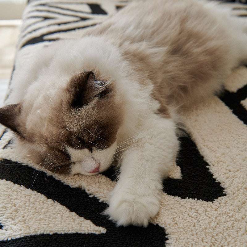 Boho Plush Couch Cover Bohemian Throw Blanket Cozy Chair Sofa Covers