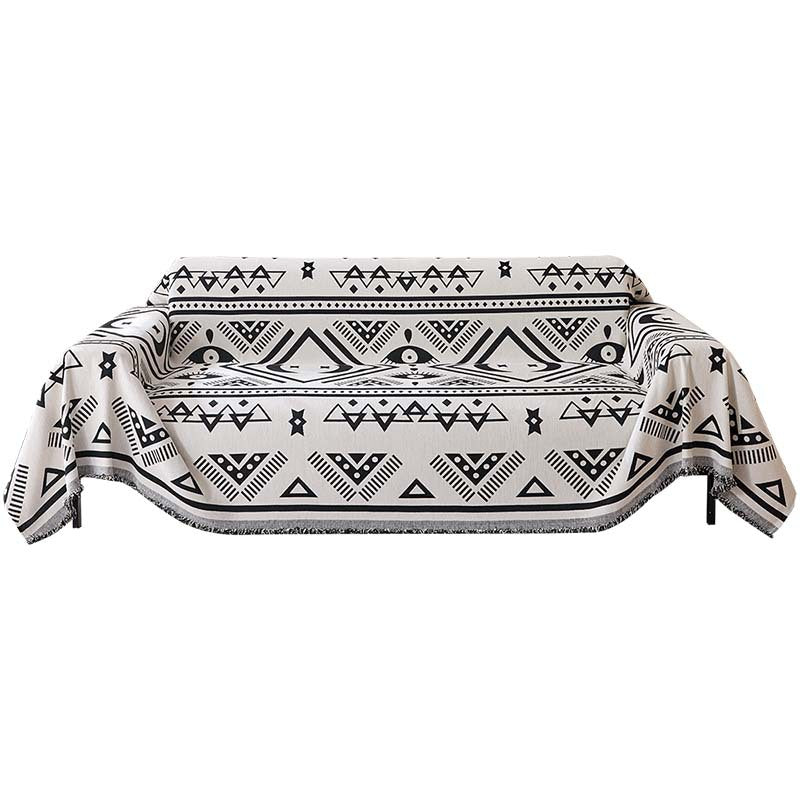 Boho Durable Sofa Slipcover Chenille Universal Chair Couch Cover Sofa Protector 