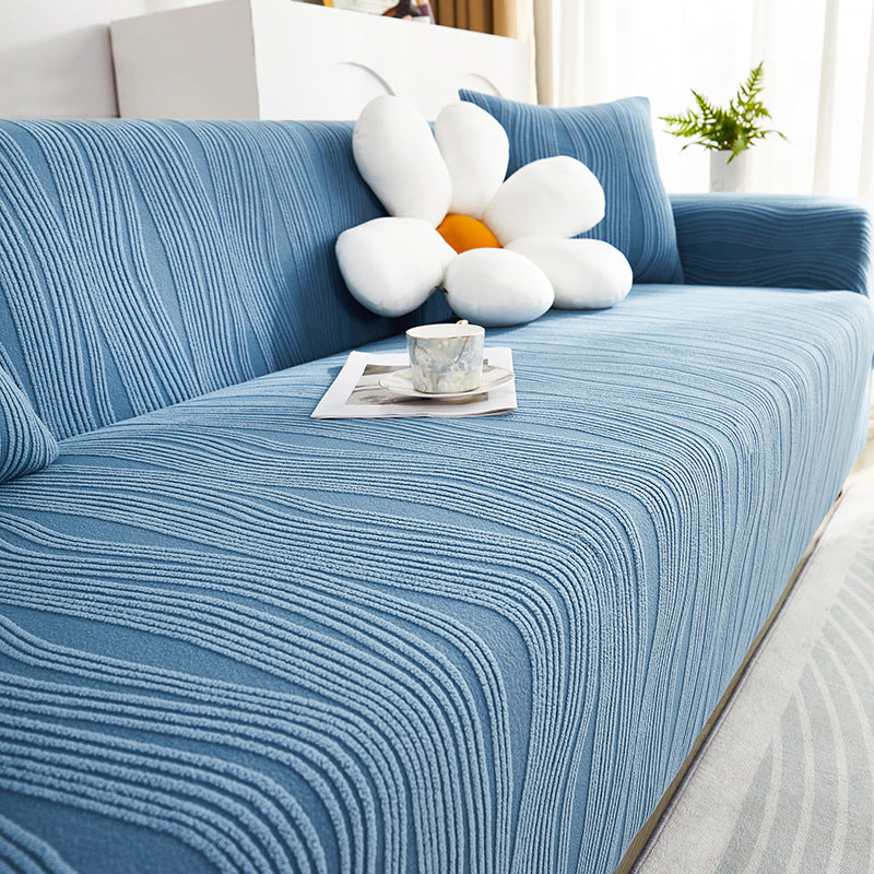 Cozy Stretchy Slipcover Elastic Sectional Sofa Covers Seats Cover 