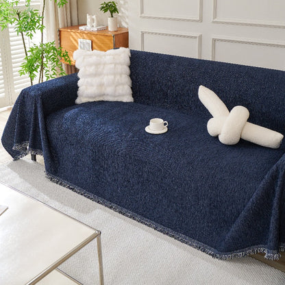 Soft Cozy Chenille Sofa Throw Blanket Scratch Resistant Sofa Couch Covers