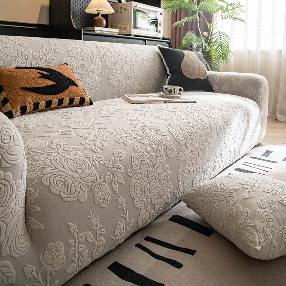 Elastic Sofa Cover Anti-cat Scratch Slipcover for 1/2/3/4/5 Seats Cover