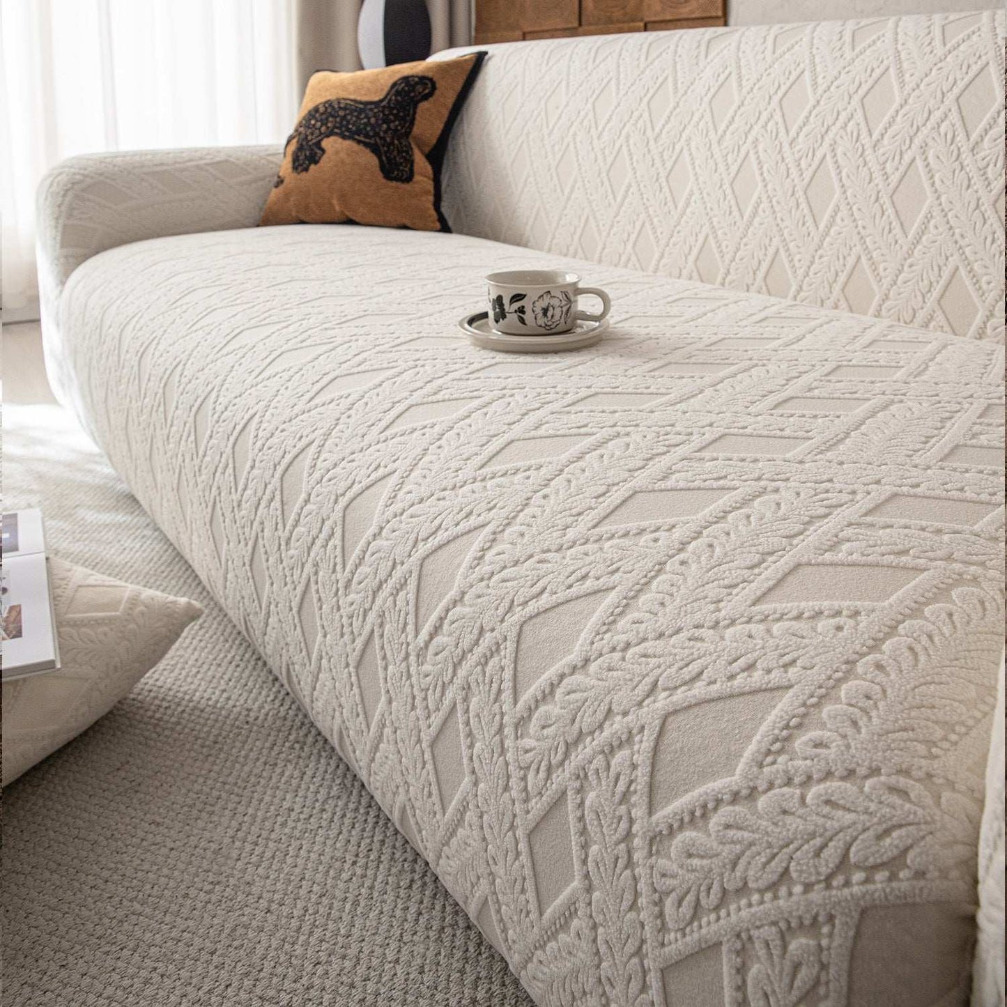 Elastic Durable Sofa Cover Anti-scratch Cushion Couch Cover Stretchy Slipcover