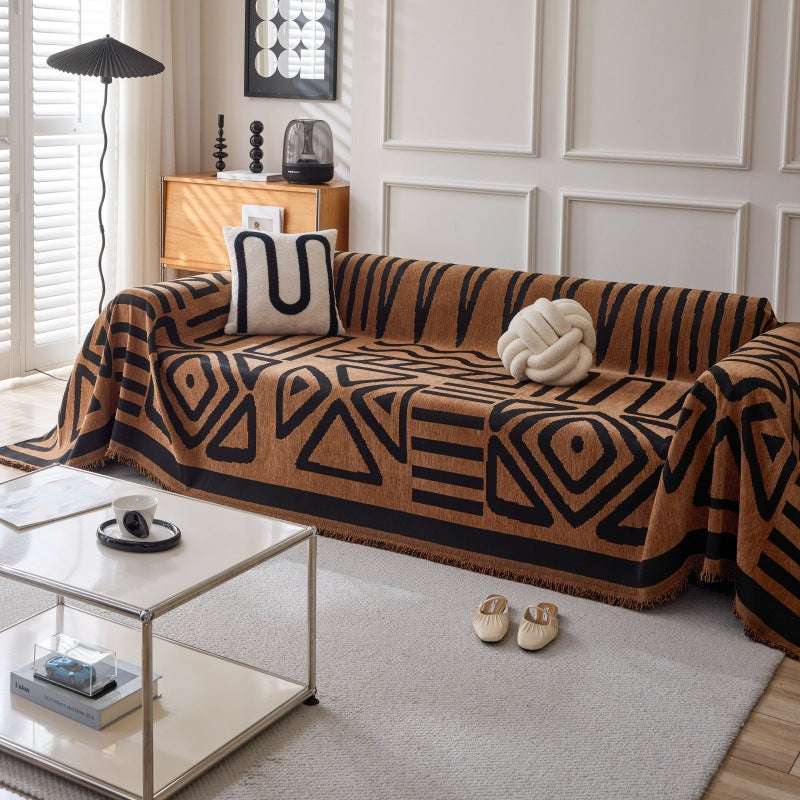 Boho Chenille Sofa Throw Covers Durable Sofa Couch Cover Sofa Protector