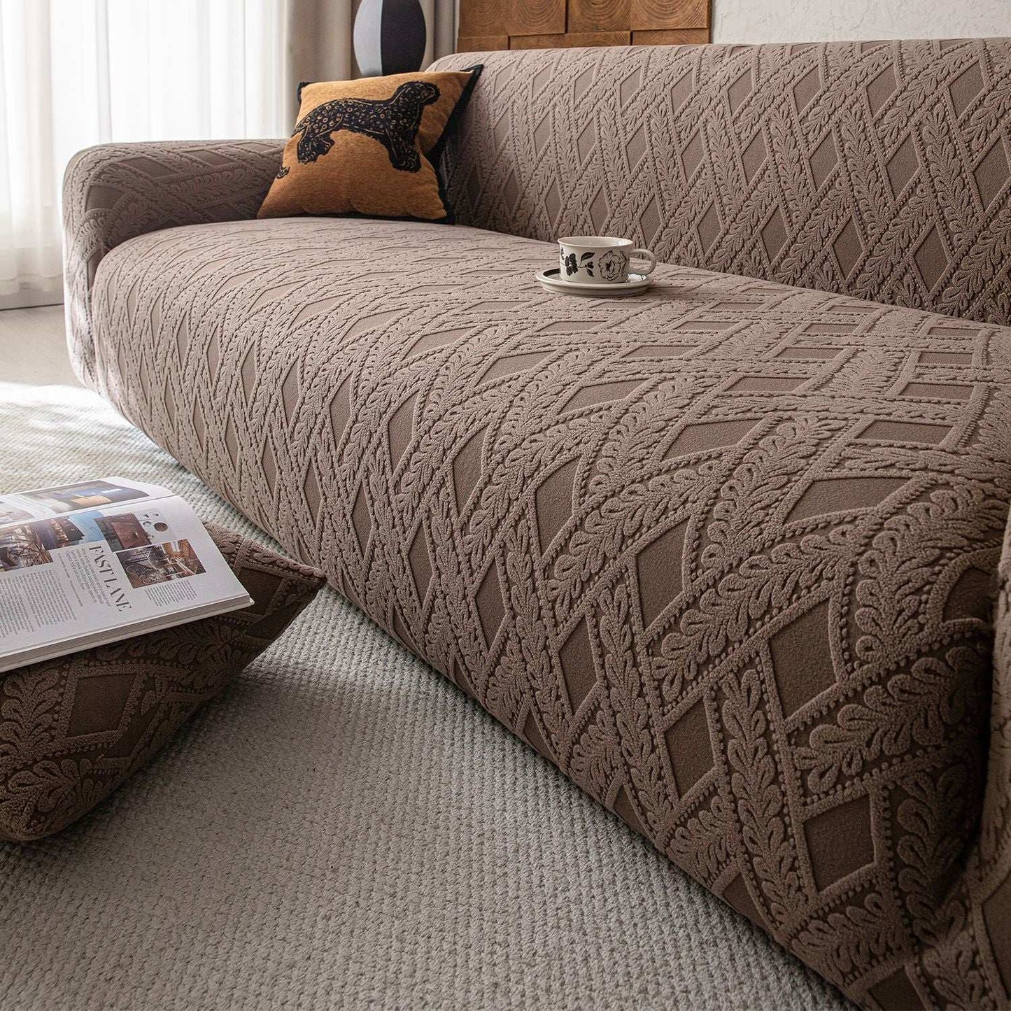 Elastic Durable Sofa Cover Anti-scratch Cushion Couch Cover Stretchy Slipcover