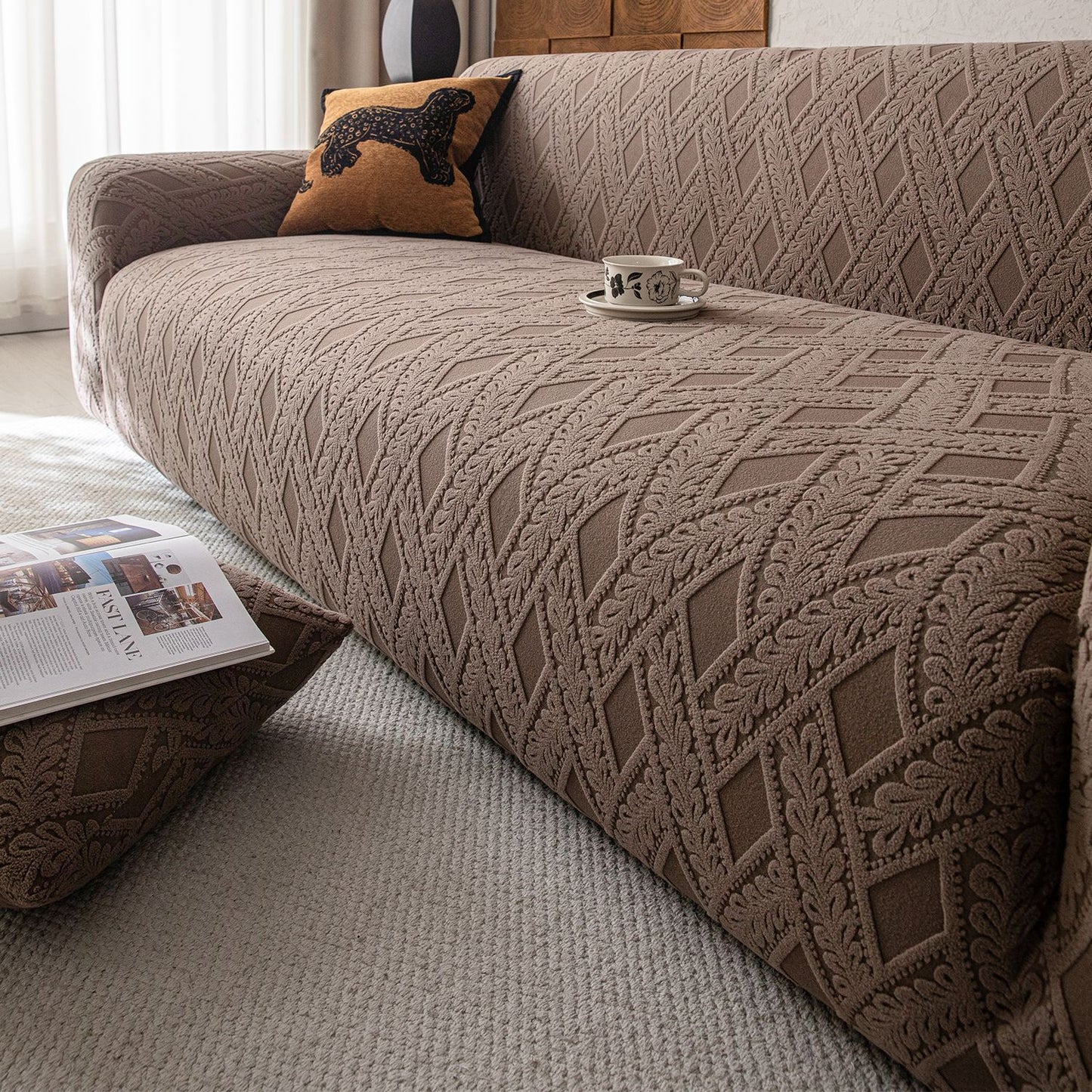 Elastic Durable Sofa Cover Anti-scratch Cushion Couch Cover Stretchy Slipcover