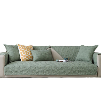 Universal Cotton Cozy Sofa Cover Non-slip Chair Cushion Cover Seat Mat
