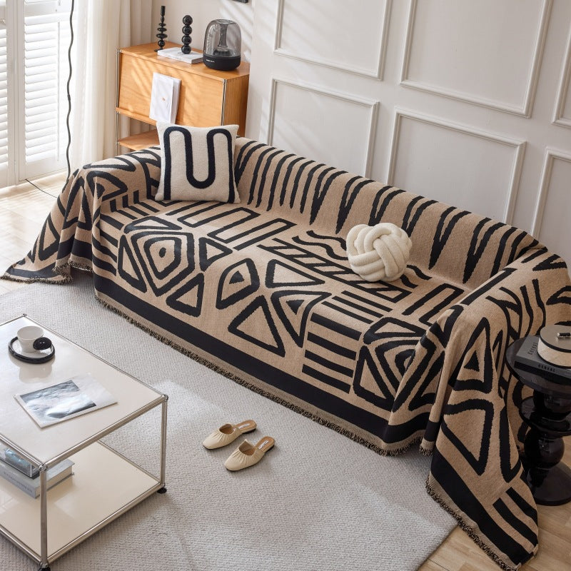 Boho Chenille Sofa Throw Covers Durable Sofa Couch Cover Sofa Protector