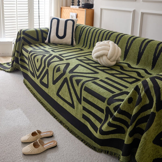 Boho Chenille Sofa Throw Covers Sectional Sofa Couch Cover Durable Sofa Protector