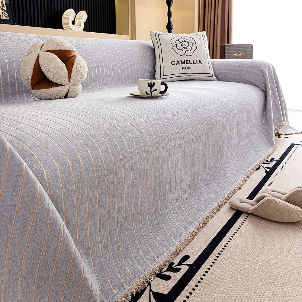 Chenille Sofa Cover Durable Sofa Protector Cat Scratch-proof Chair Couch Cover