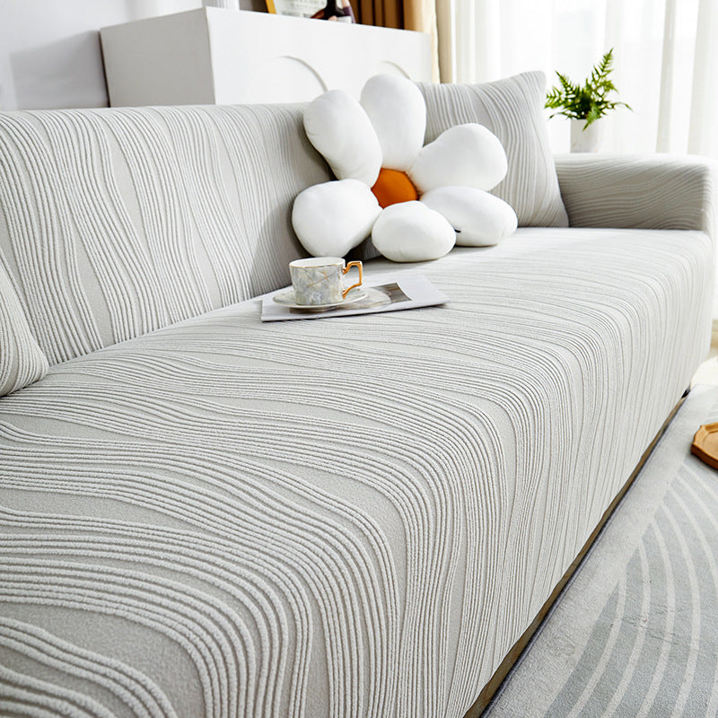 Cozy Stretchy Slipcover Elastic Sectional Sofa Covers Seats Cover 