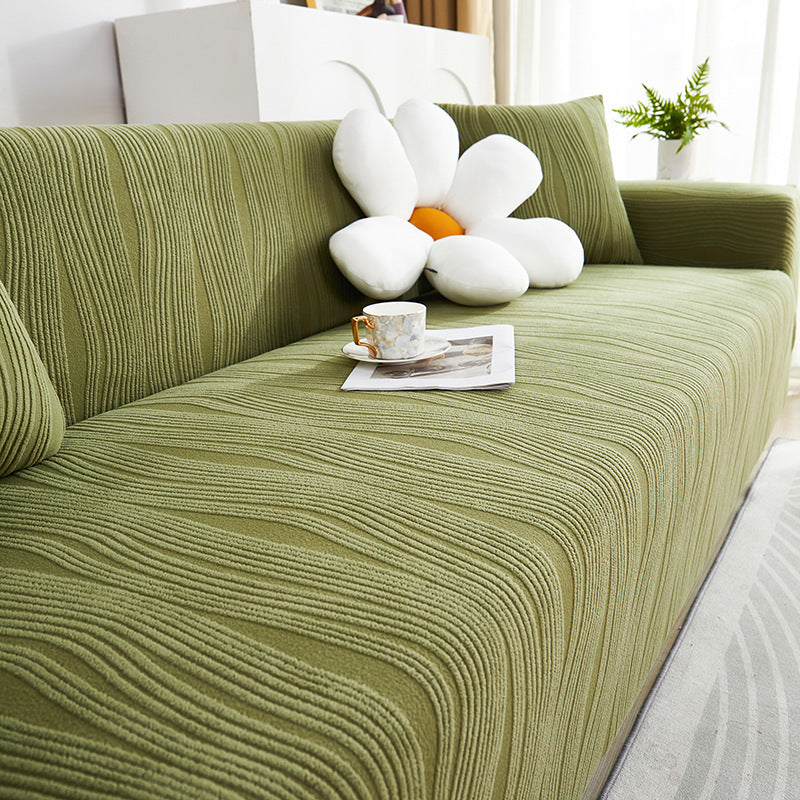 Cozy Stretchy Slipcover Elastic Sectional Sofa Covers Seats Cover 
