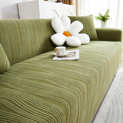 Cozy Stretchy Slipcover Elastic Sectional Sofa Covers Seats Cover 