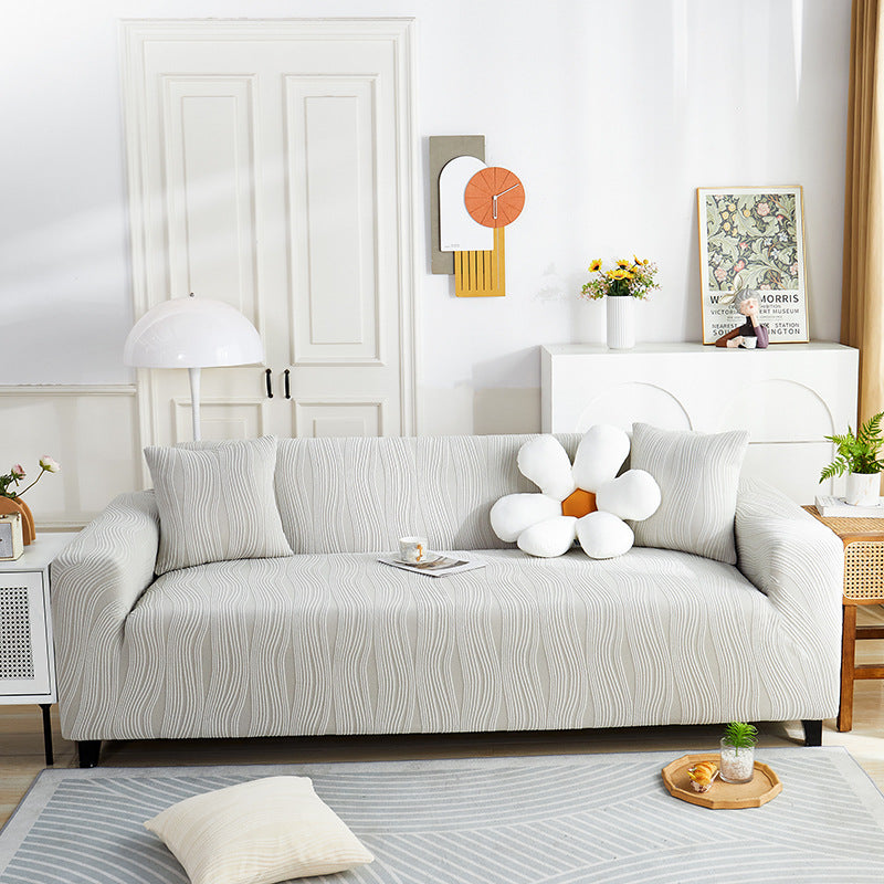 Cozy Stretchy Slipcover Elastic Sectional Sofa Covers Seats Cover 