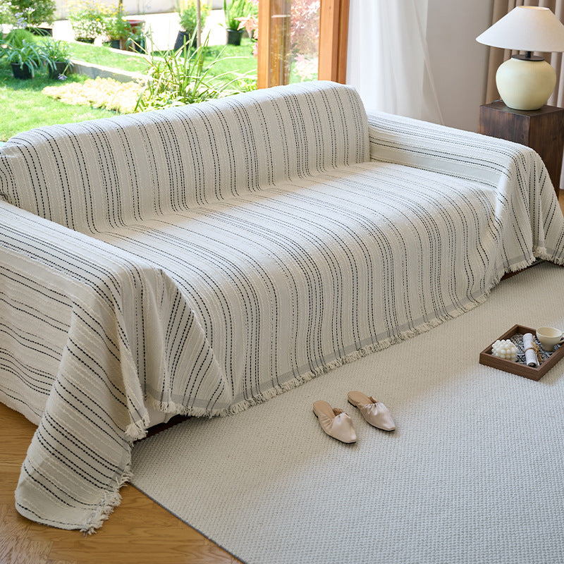 Vintage Chenille Blankets for Couch Covers Durable Throw Cover Cozy Slipcover