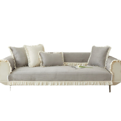 Cozy Sofa Cushion Cover Durable Seat Chair Cover Non-slip Sofa Protector
