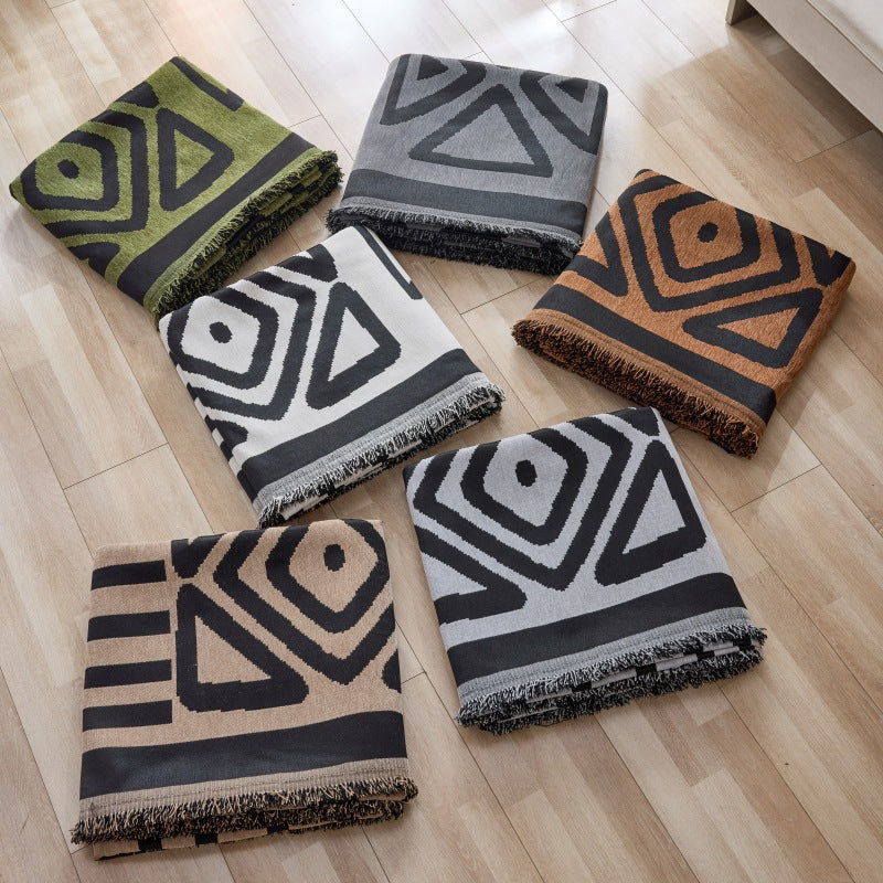 Boho Chenille Sofa Protector Durable Couch Cushion Cover Anti-scratch Slipcover