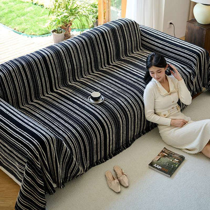 Vintage Chenille Blankets for Couch Covers Durable Throw Cover Cozy Slipcover