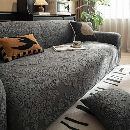 Elastic Sofa Cover Anti-cat Scratch Slipcover for 1/2/3/4/5 Seats Cover