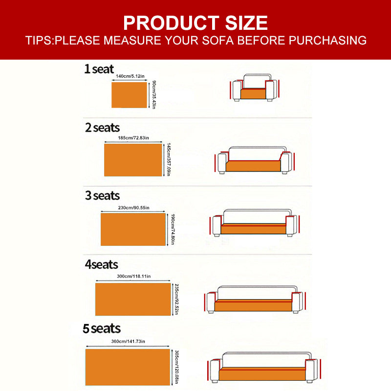 Elastic Soft Sofa Cover Durable Anti-scratch Cushion Couch Cover 