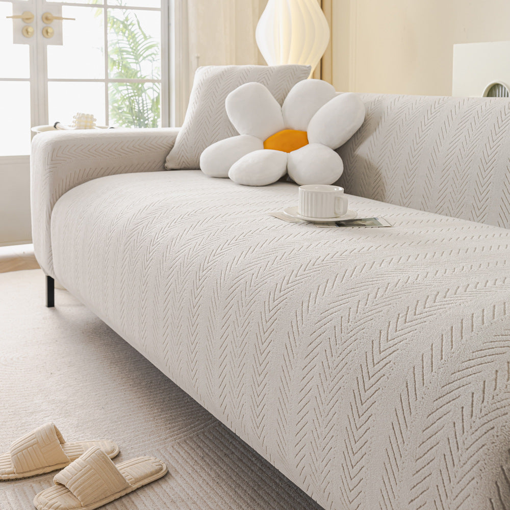 Cozy Stretchy Sofa Slipcover Elastic Flexible Sofa Covers Cushion Protector 