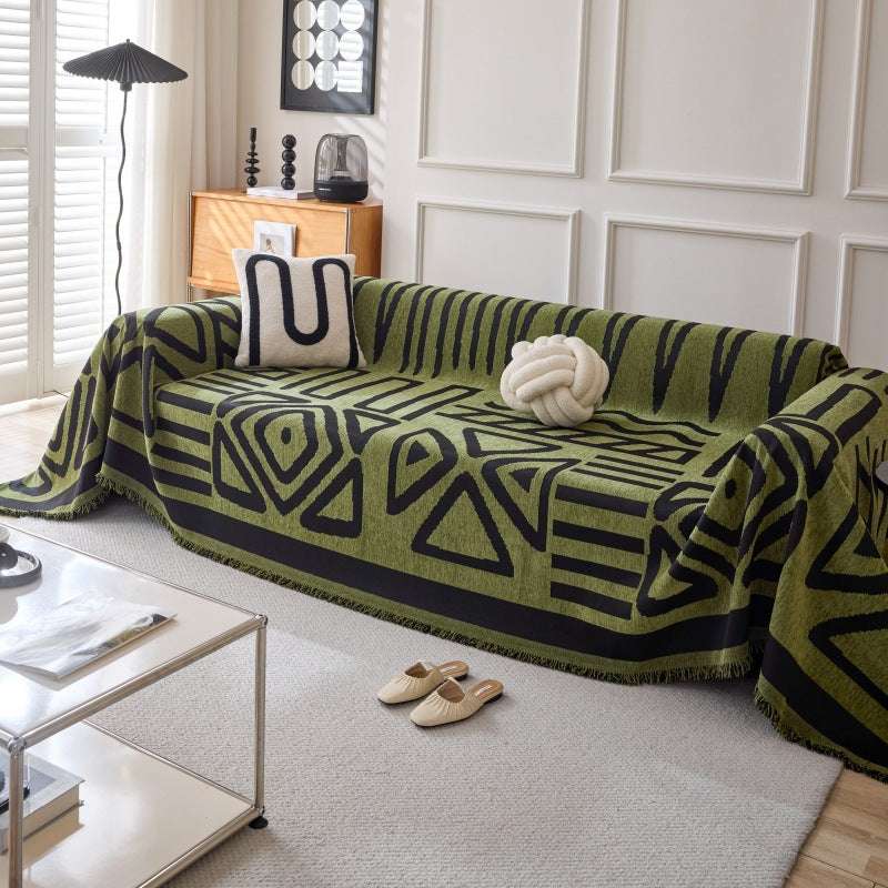 Boho Chenille Sofa Throw Covers Sectional Sofa Couch Cover Durable Sofa Protector