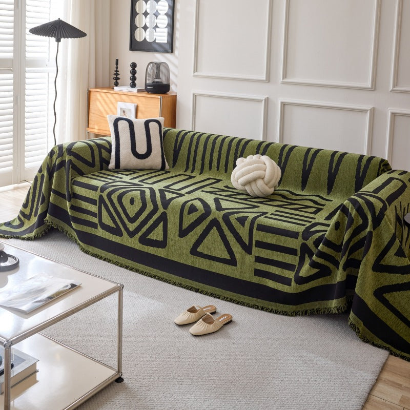 Boho Chenille Sofa Throw Covers Durable Sofa Couch Cover Sofa Protector