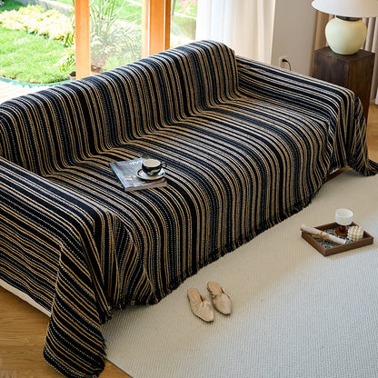 Vintage Chenille Blankets for Couch Covers Durable Throw Cover Cozy Slipcover