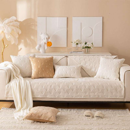 Stylish Sofa Protector Velvet Anti-slip Sofa Cover Cushion Couch Mat