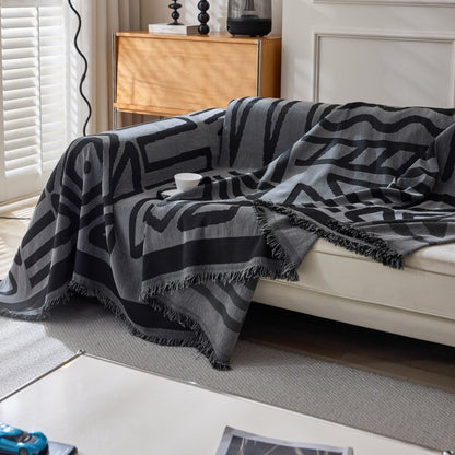 Boho Chenille Sofa Protector Durable Couch Cushion Cover Anti-scratch Slipcover