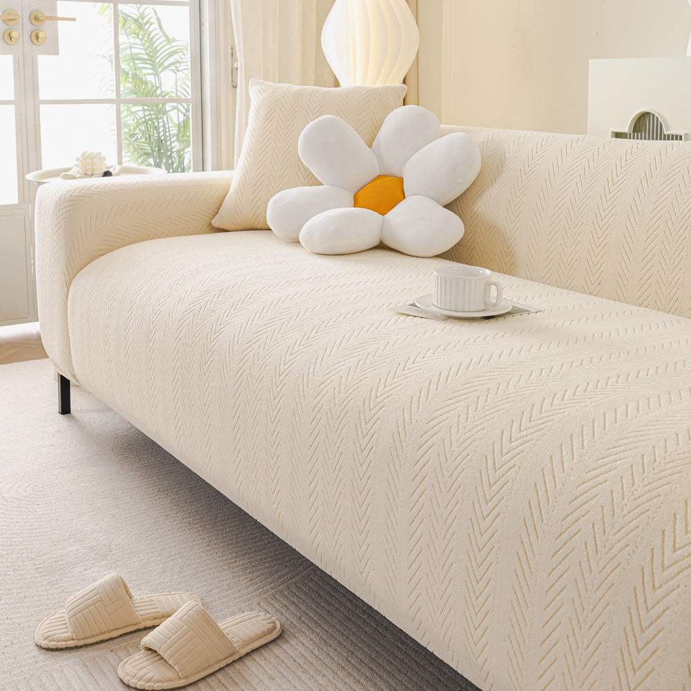 Cozy Stretchy Sofa Slipcover Elastic Flexible Sofa Covers Cushion Protector 