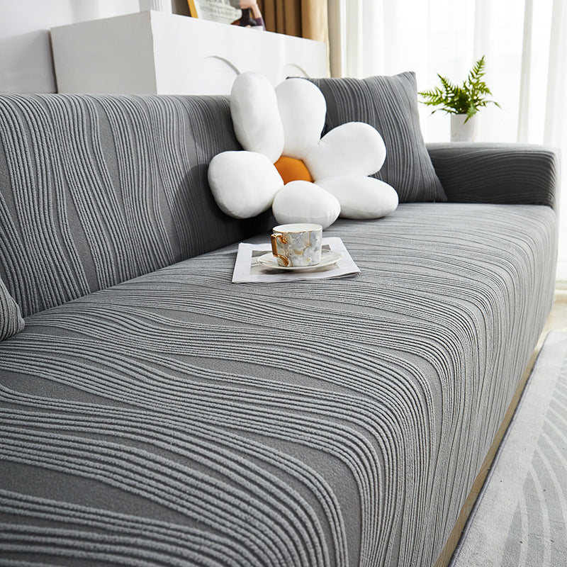 Cozy Stretchy Slipcover Elastic Sectional Sofa Covers Seats Cover 