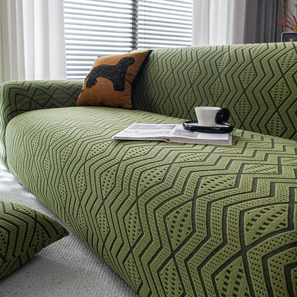 Cozy Durable Sofa Slipcover Stretchy 1-Piece Textured Couch Cover 