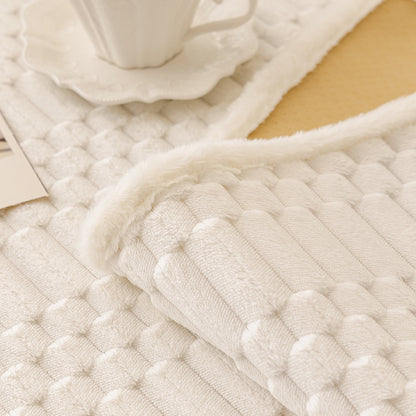 Cozy Plush Sofa Chair Mat Cover Thickened Non-slip Seat Cushion Cover