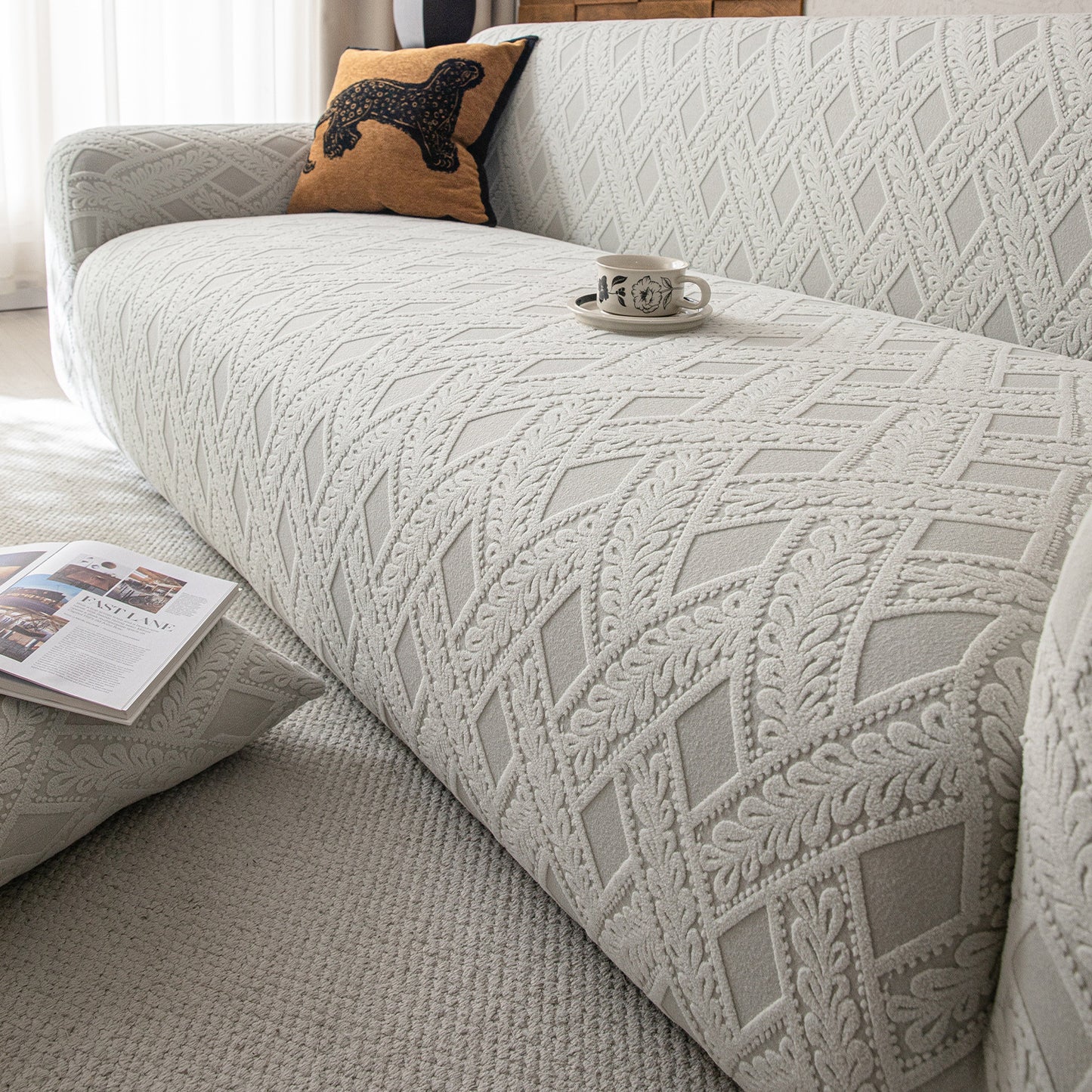 Elastic Durable Sofa Cover Anti-scratch Cushion Couch Cover Stretchy Slipcover