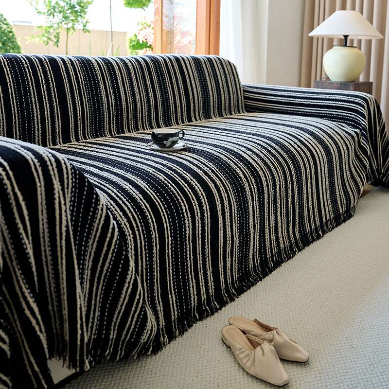 Vintage Chenille Blankets for Couch Covers Durable Throw Cover Cozy Slipcover