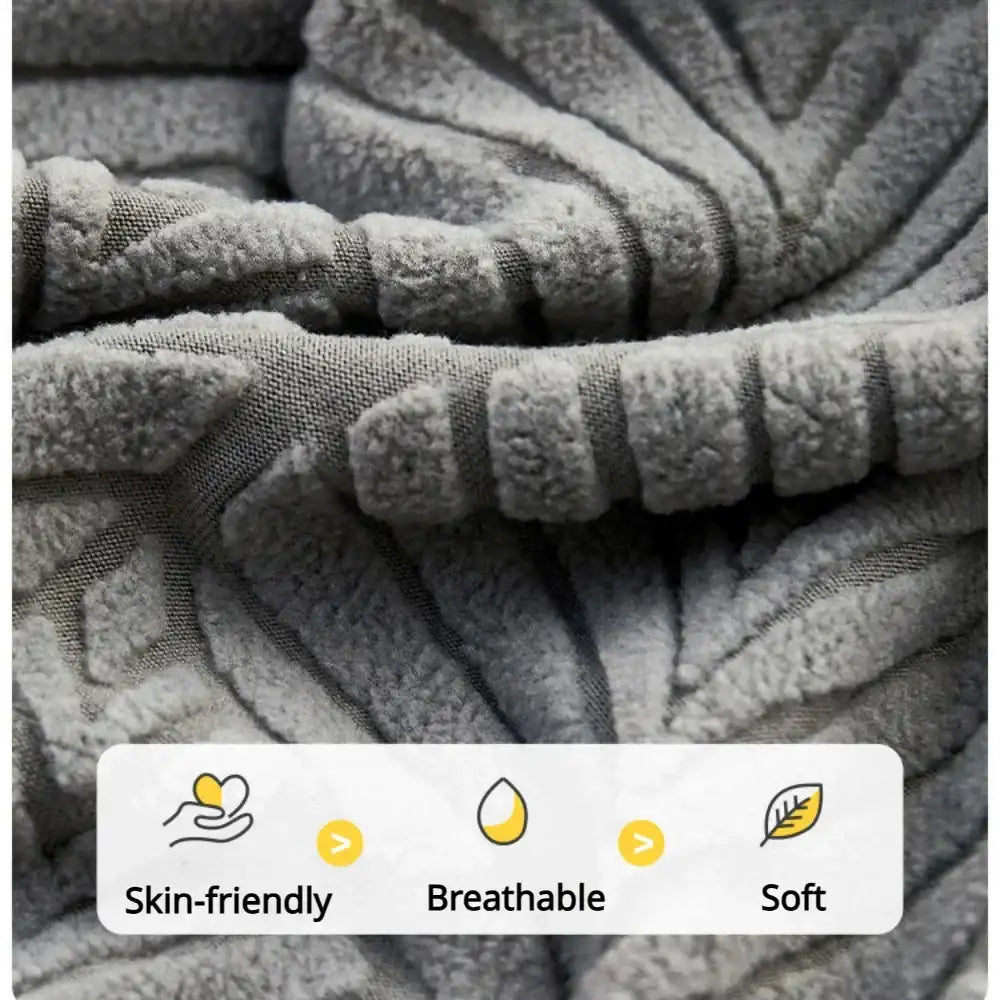 Stretchy Plush Sofa Cover Universal Anti-cat Scratch Couch Cover