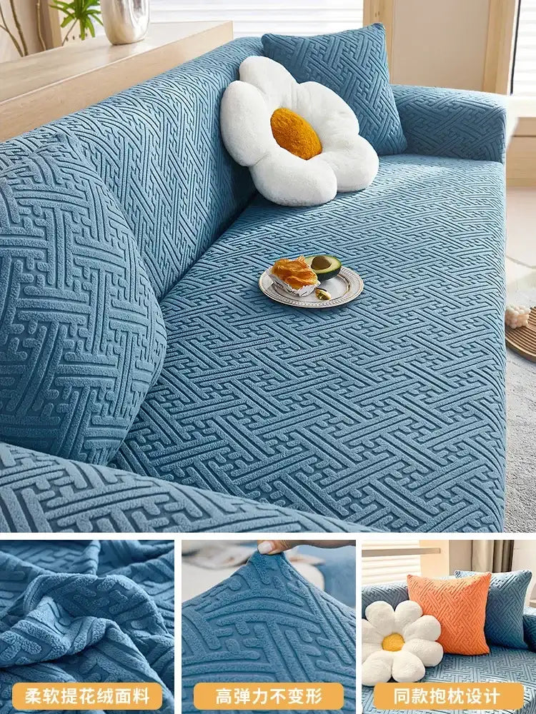 Elastic Soft Sofa Cover Durable Anti-scratch Cushion Couch Cover
