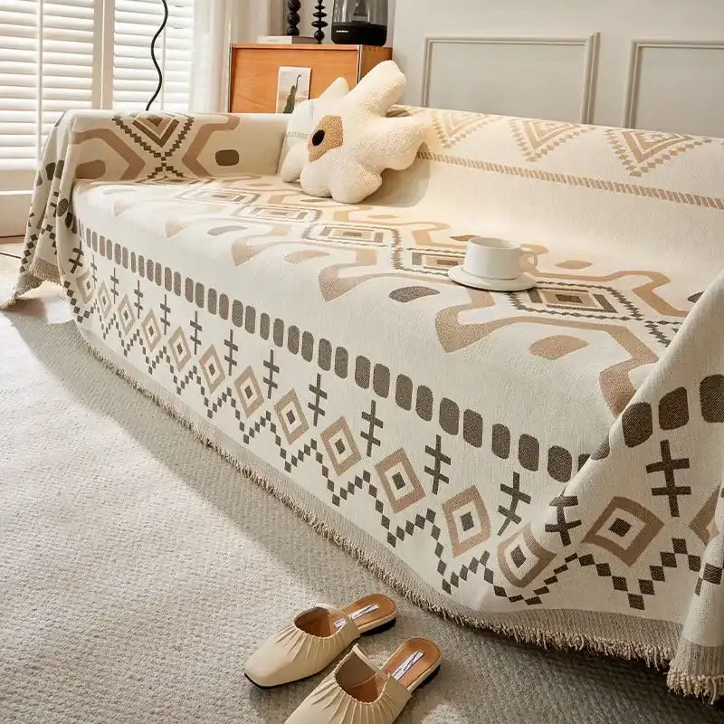 Chenille Sofa Blanket Sectional Sofa Cover Universal Anti-cat Scratch Sofa Slipcovers